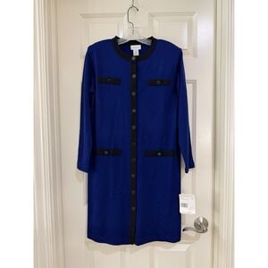 liz claiborne women wool blend sweater coat size M NEW WITH TAG